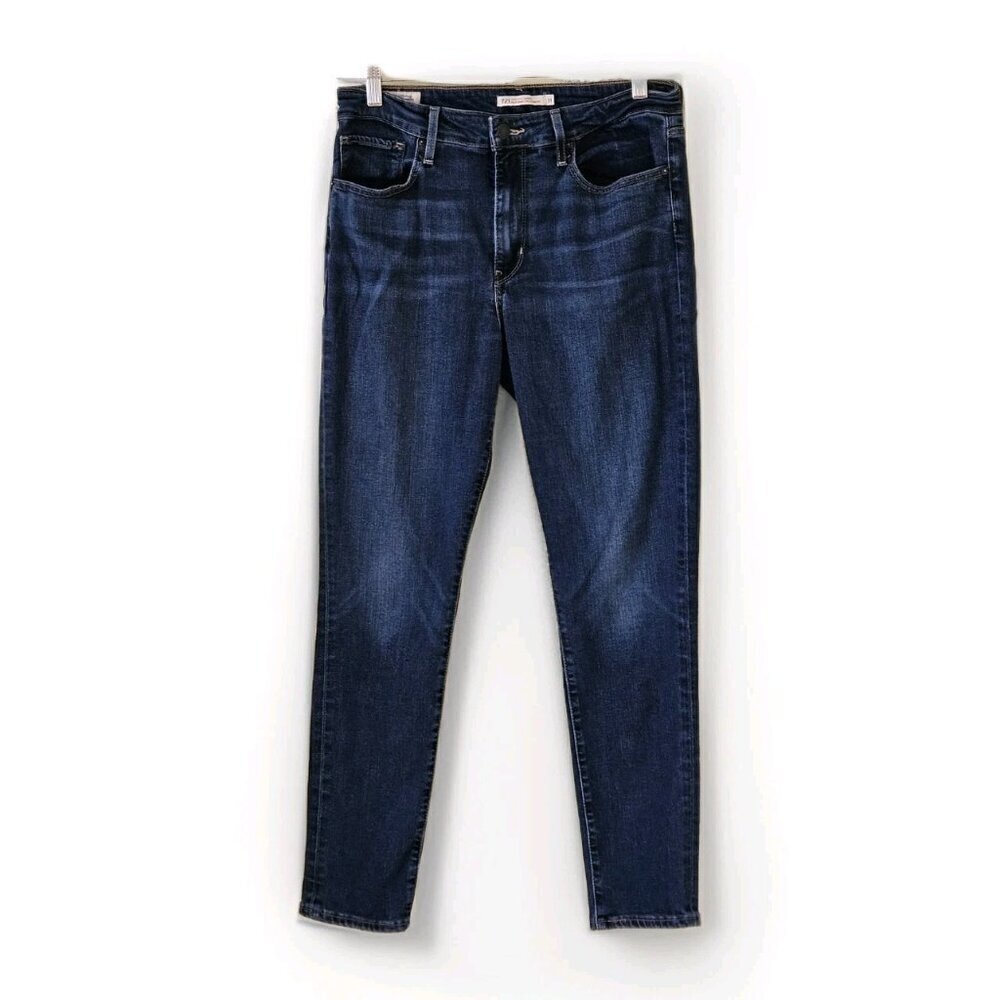 Levi's Jeans Womens 31 Blue Premium 721 High Rise Skinny Stretch Pockets Western